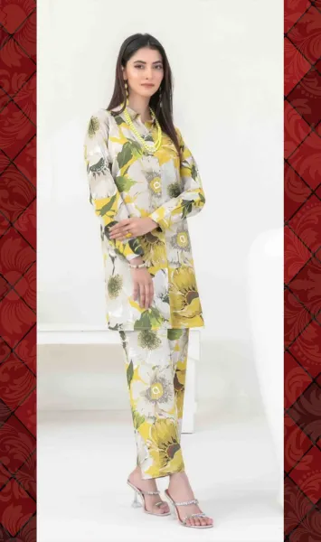 Original Faranak by Tawakkal Pret Stitched Digital Printed Staple Shirt Designs & Stitched Digital Printed Staple Trousers